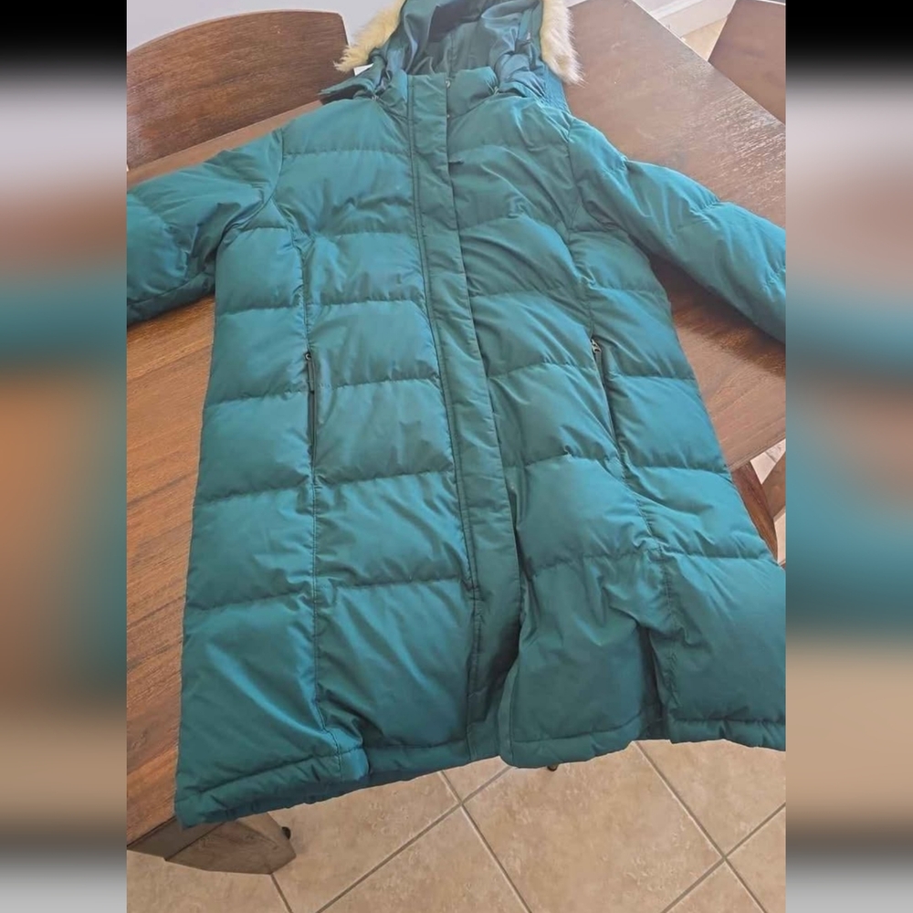 L.L. Bean Teal Puffer Jacket